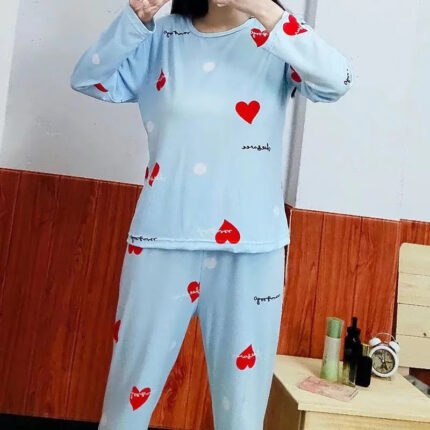 Women Pajamas Plus Size Long Sleeve
