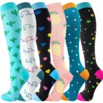 Cartoon Compression Socks 20–30 mmHg for Pregnant Women