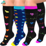 Plus Size Compression Socks for Pregnancy Wide Calf Knee High
