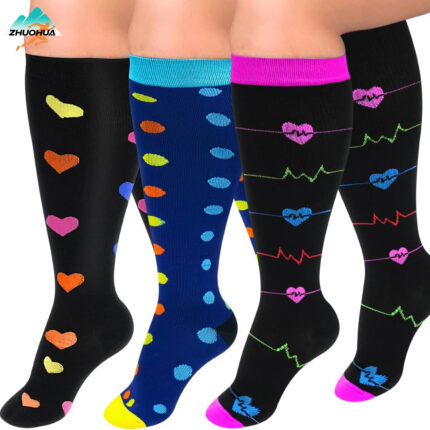 Plus Size Compression Socks for Pregnancy Wide Calf Knee High