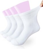 Women Compression Socks for Swollen Feet & Edema Relief, 4 Pairs - Image 2