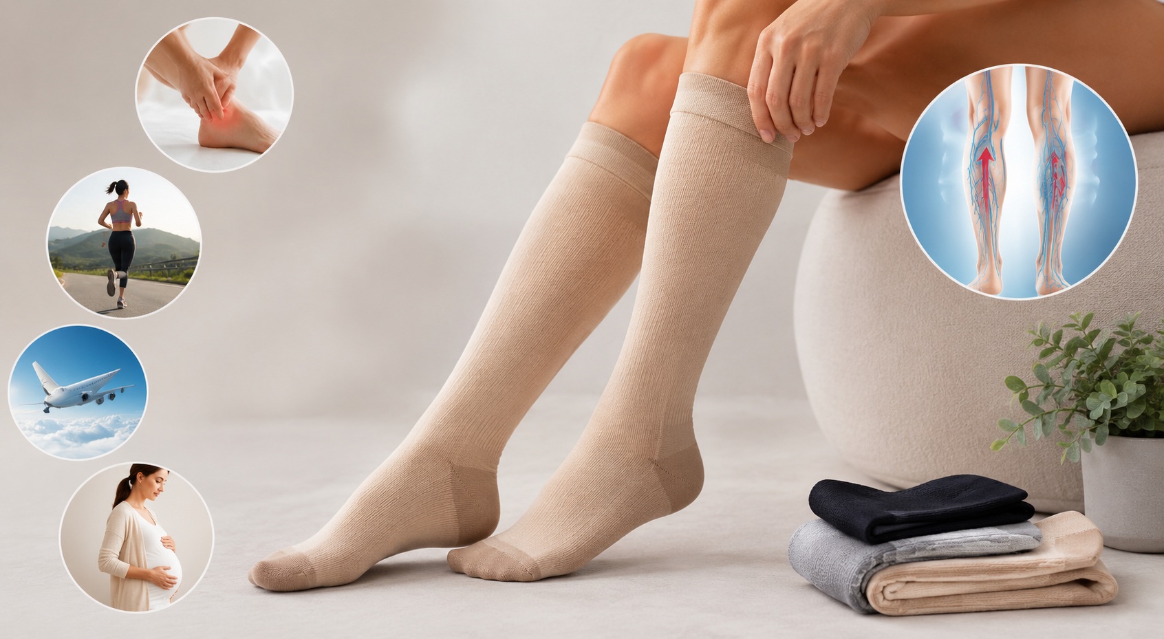Relieve Swollen Feet: Best Women’s Compression Socks Guide