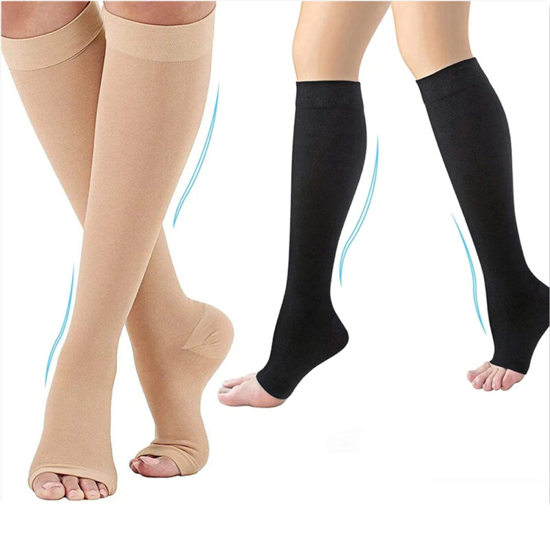 Compression Stockings for Blood Clots 15-20mmHg Knee-High Socks