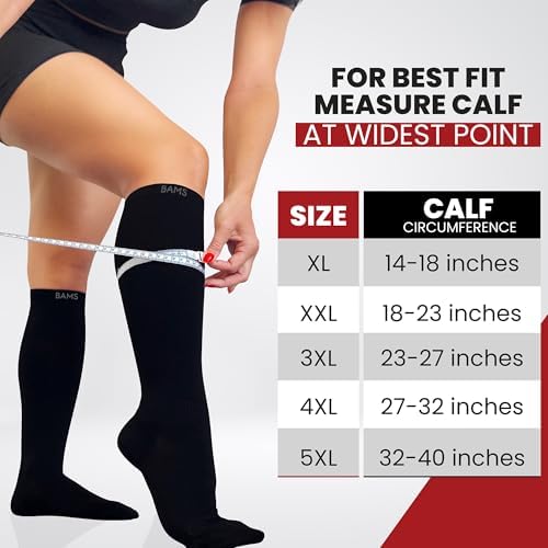 compression socks for women wide calf