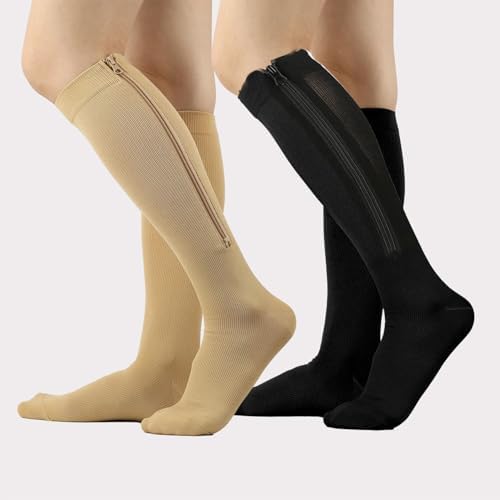 Compression socks for swelling and edema relief