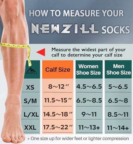 Newzill graduated compression socks