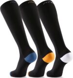 FITRELL 20-30mmHg Compression Socks for Men & Women 3 Pairs - Image 2
