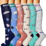 Bluemaple Copper Compression Socks for Travel and Recovery