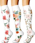 CHARMKING Compression Socks 15-20 mmHg for Men & Women 3-Pack - Image 2