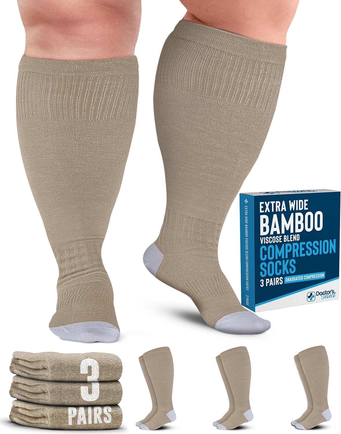 Doctor's Select wide calf compression socks Doctor's Select wide calf compression socks