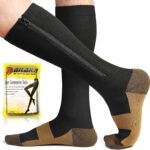 Ailaka Graduated Zipper Compression Socks for Swelling Relief