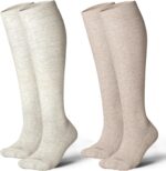 LEVSOX Cotton Compression Socks 20-30 mmHg