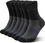 PAPLUS Running Compression Socks 3-Pack with Arch Support