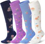 LEVSOX Bamboo Compression Socks 20-30 mmHg for Women & Men Knee High - Image 2