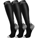 FuelMeFoot Copper Compression Socks 3-Pack for Men & Women