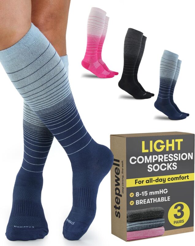 Stepwell Compression Socks 8–15 mmHg