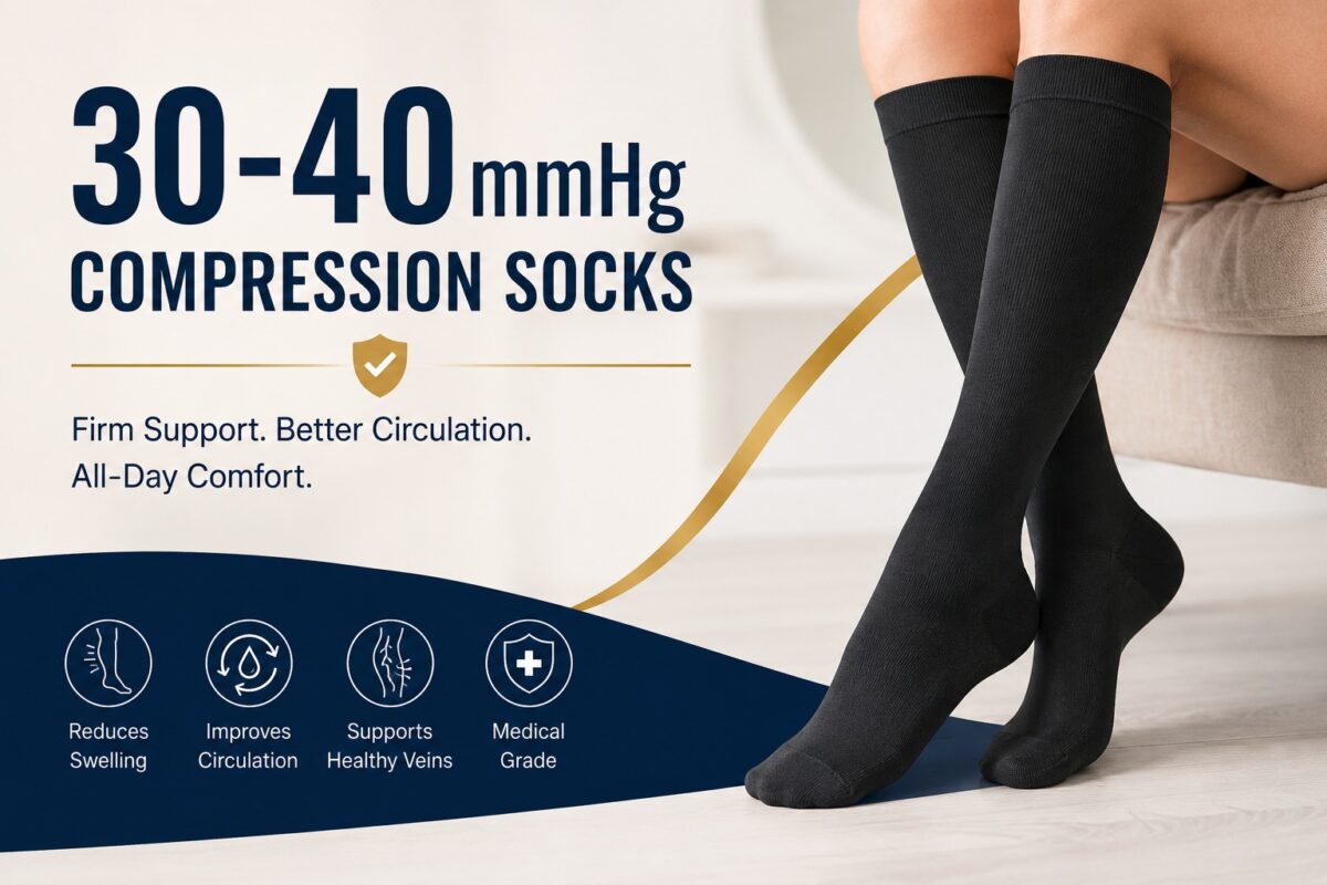medical grade 30-40 mmHg Compression Socks