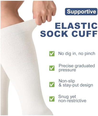 open toe compression socks wide calf
