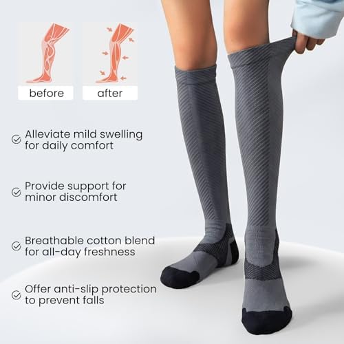 Knee High Athletic Compression Socks Knee High Athletic Compression Socks