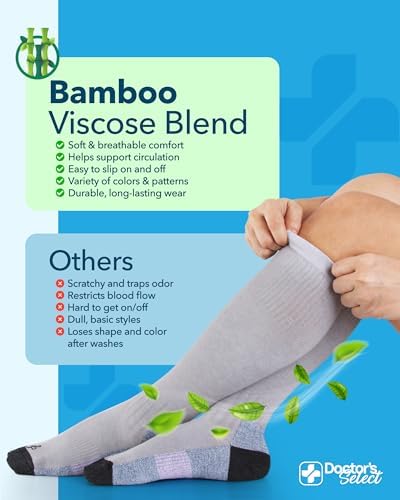 comfortable knee high compression socks