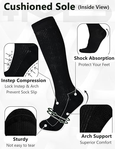 bamboo compression socks 15-20 mmHg