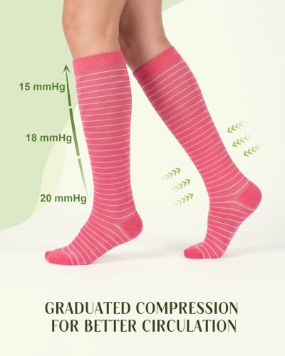 knee high bamboo compression socks