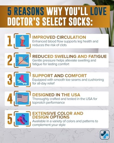 Doctor's Select wide calf compression socks