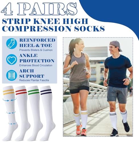 Comfortable Cotton Knee High Support Socks
