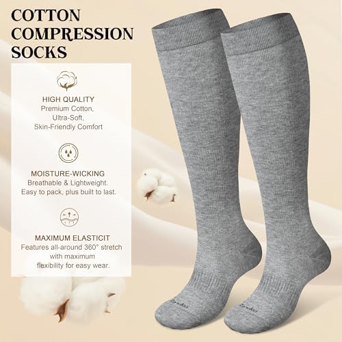 Breathable Cotton Compression Socks