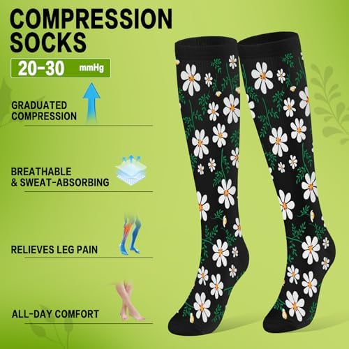 Knee High Compression Socks for Leg Fatigue Relief Knee High Compression Socks for Leg Fatigue Relief