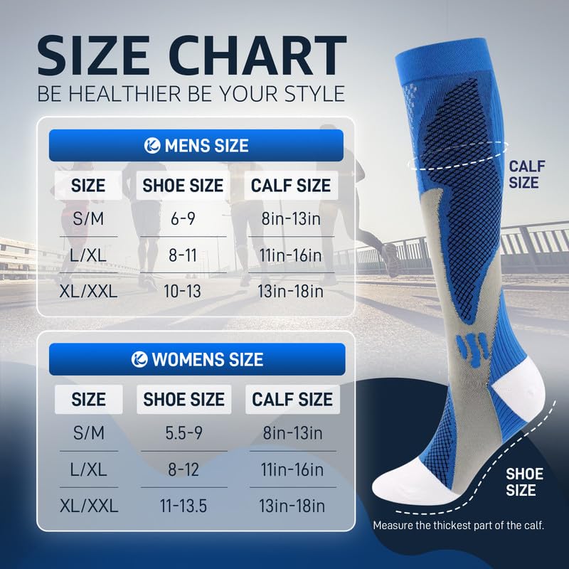 Best compression socks for wide calves
