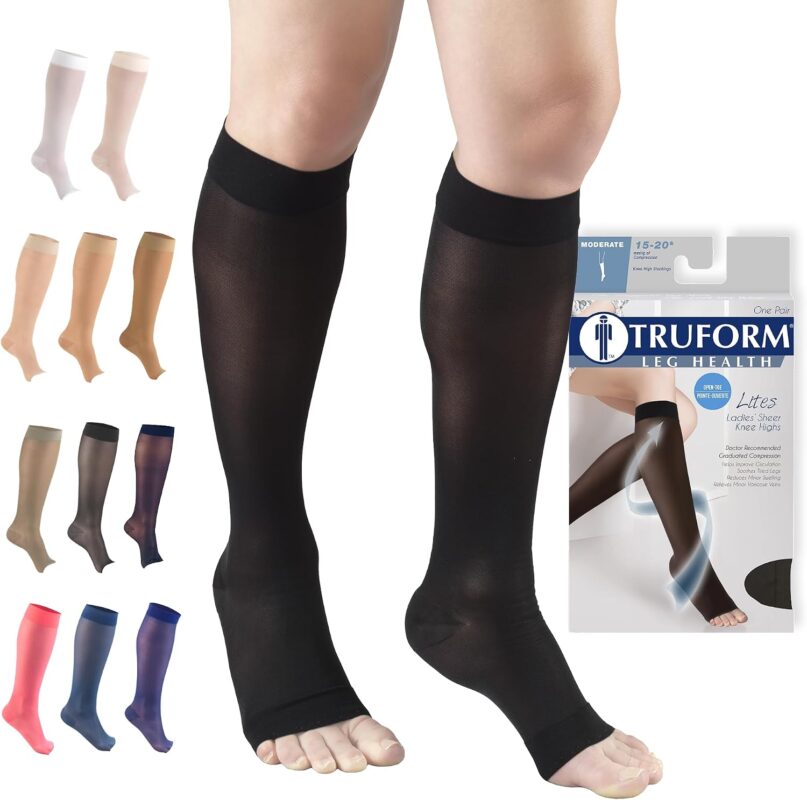 Truform Sheer Compression Stockings 15-20 mmHg