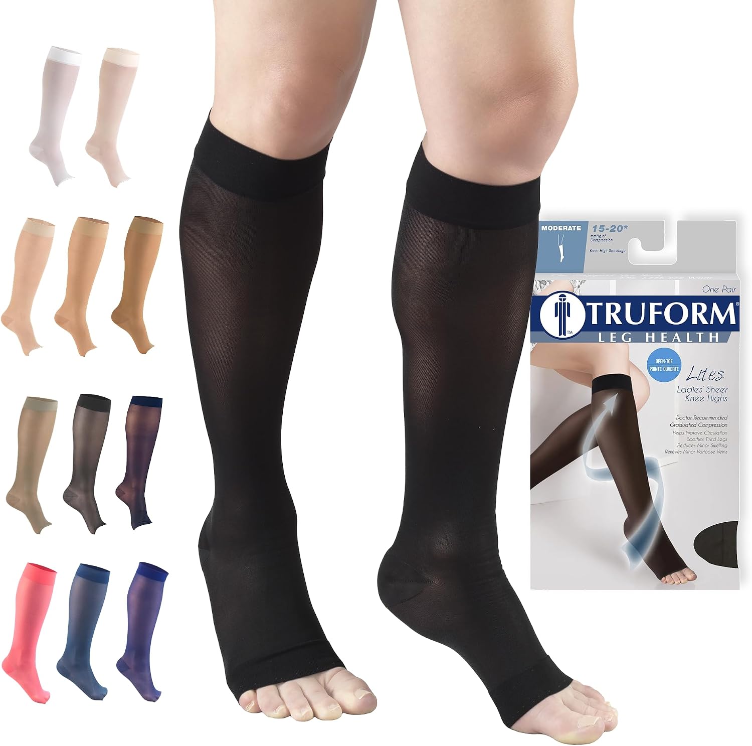 Truform Sheer Compression Stockings 15-20 mmHg Truform Sheer Compression Stockings 15-20 mmHg