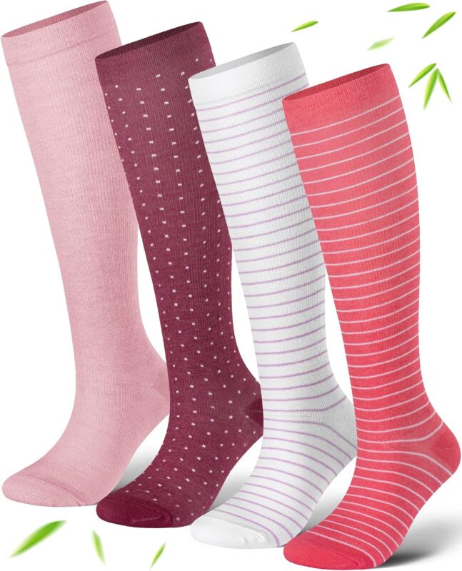FOFLORA bamboo compression socks