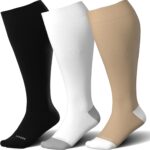 LEVSOX wide calf compression socks