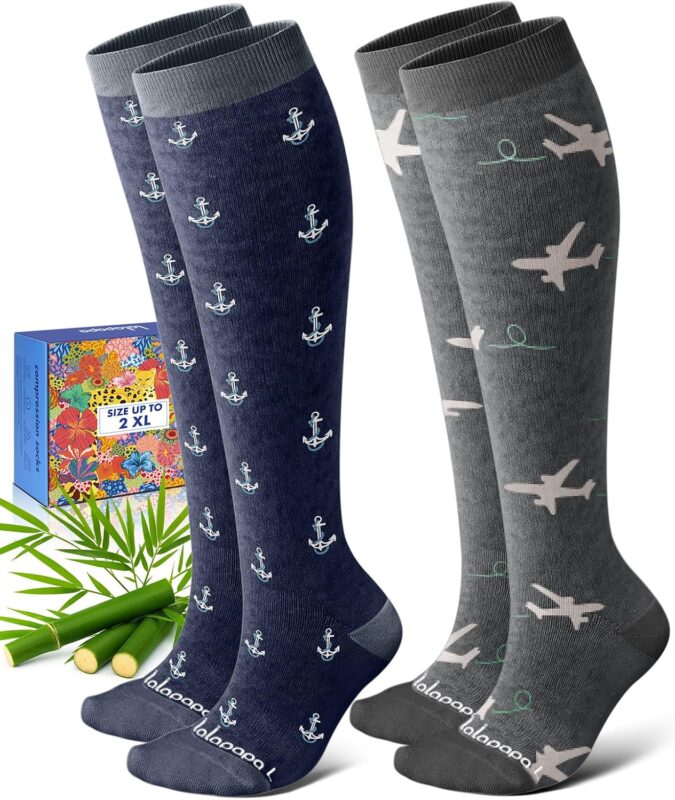 Lalapapa bamboo compression socks