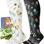 bamboo viscose compression socks for women