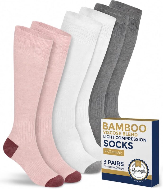Pembrook bamboo compression socks