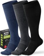 BBFREY wide calf bamboo compression socks