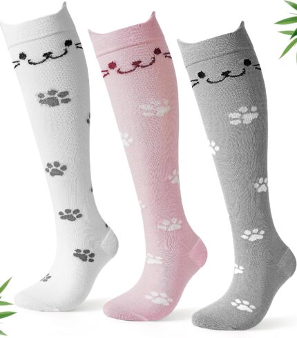 Jeasona bamboo compression socks women