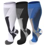 HYRIXDIRECT Wide Calf Compression Socks 20-30 mmHg Knee High