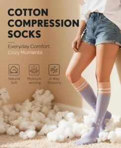 cute cotton compression socks