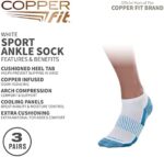 Copper Fit athletic socks