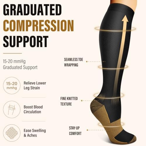 FEYHAY copper compression socks