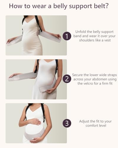 Adjustable Maternity Support Belt Large