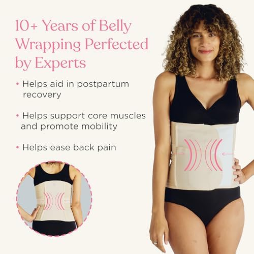 Postpartum belly band for back support