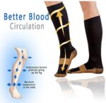 knee high copper compression socks
