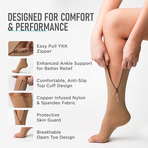 Lemon Hero copper compression socks