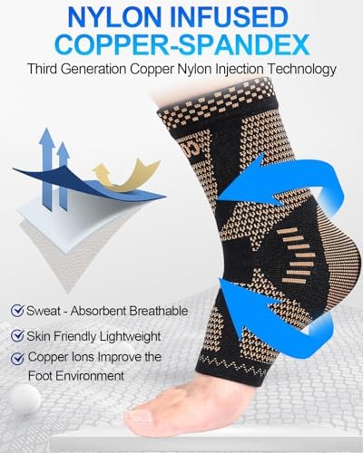 LISEPWU ankle compression sleeve