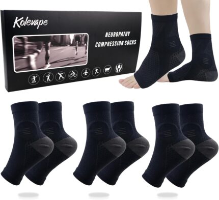 KOLEVAPE plantar fasciitis compression socks